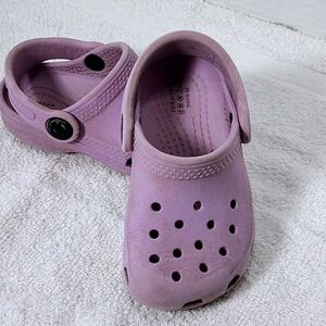 Kids Crocs Clogs Classic Style‎ Size C6 Lavender Comfort Casual Toddler Shoes